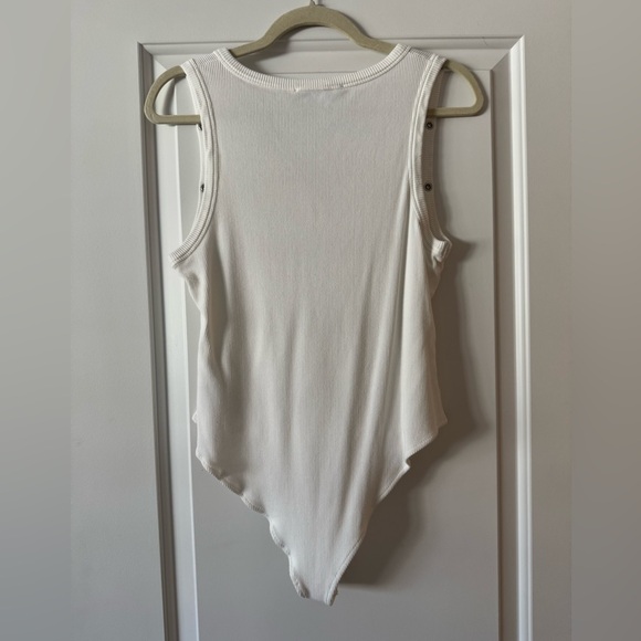 All saints white rivet bodysuit size 10 - Picture 2 of 2